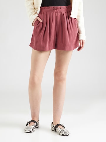 ONLY Regular Pleat-Front Pants 'ONLNICA' in Red: front
