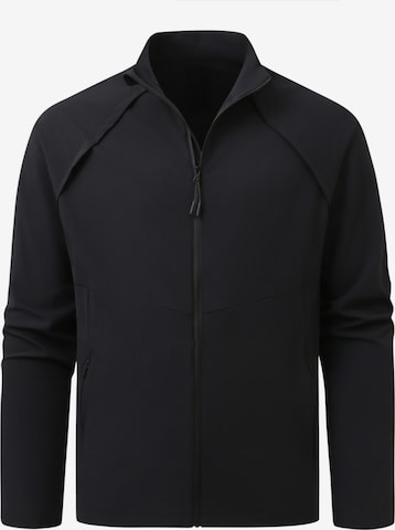 YOUTHUP Sportjacke 'Komfort' in Schwarz: Vorderseite