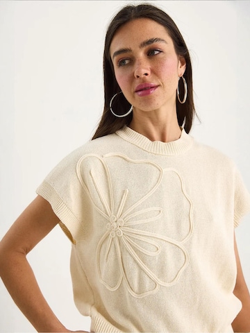 Bianco Lucci Sweater in Beige