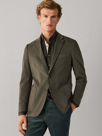 Hackett London Regular Fit Sakko in Grün: Vorderseite