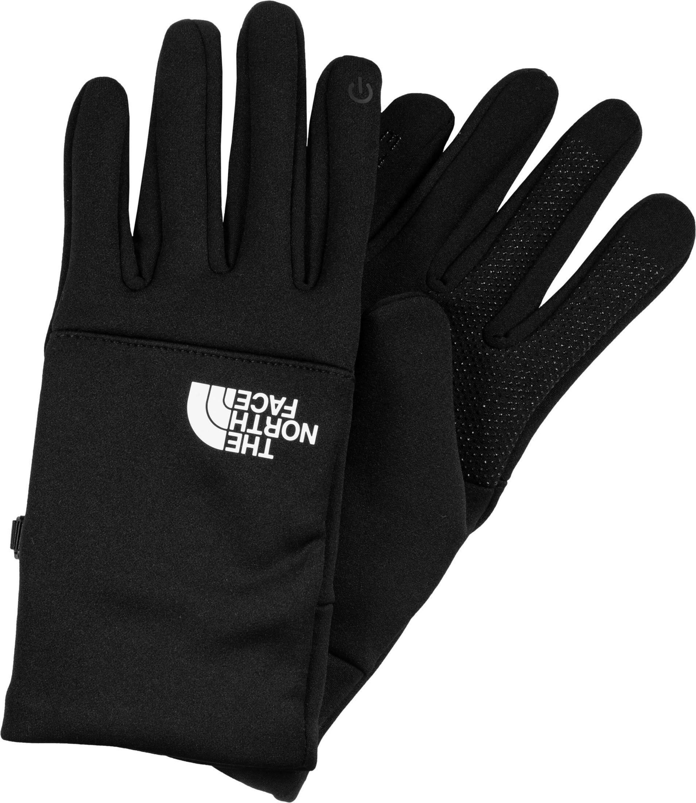 Guanti sportivi 'Etip' di THE NORTH FACE in nero: frontale