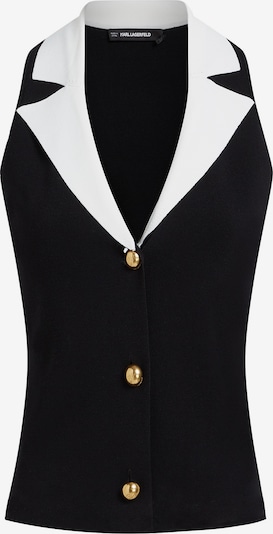 Karl Lagerfeld Kardigan bez rukava u crna, Pregled proizvoda