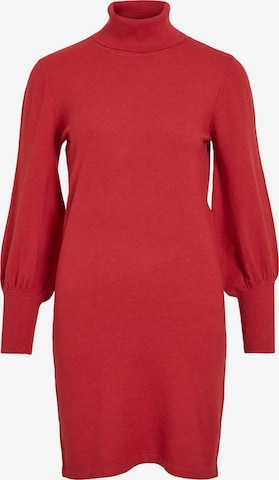VILA - Vestido de punto 'VIKERRY' en rojo: frente