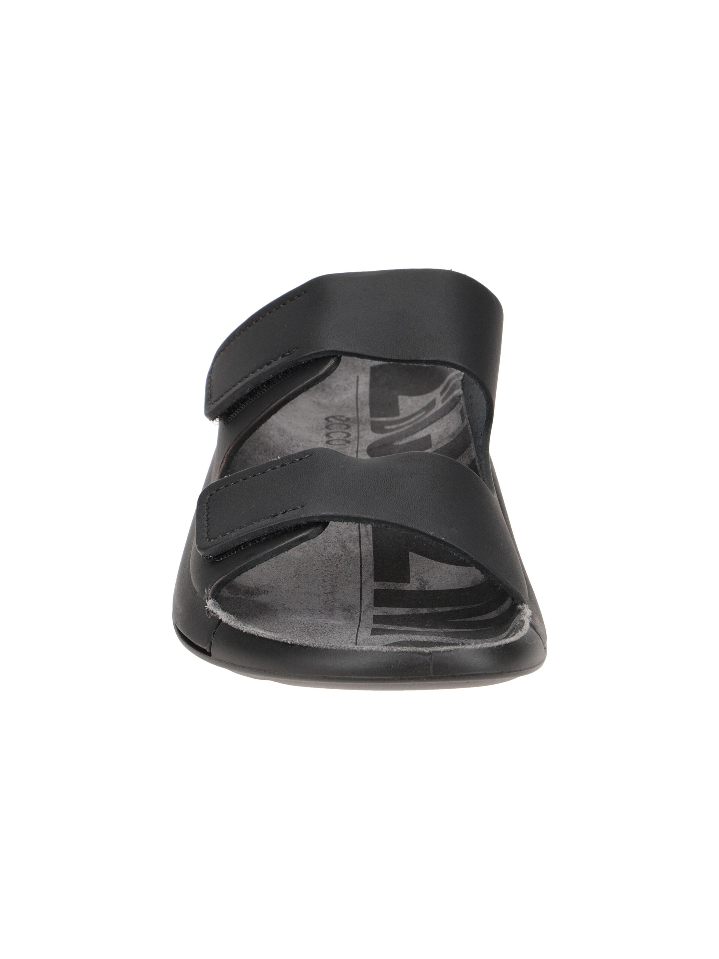 ECCO Pantolette 'Ecco Cozmo Pantolette schwarz 2fach Klett 206823'‌‌‌‌‌ in Schwarz