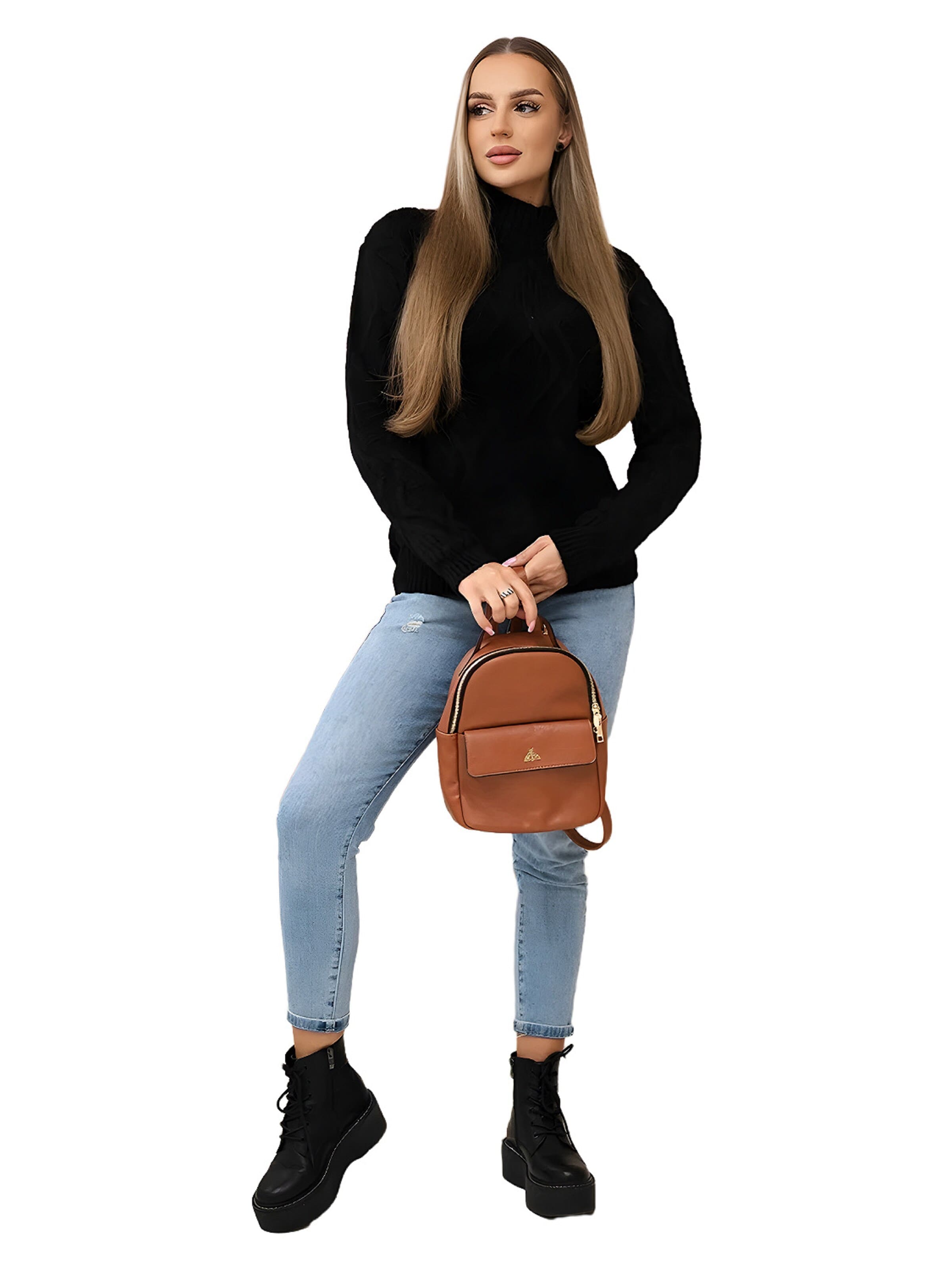 Lumera Sweter w kolorze czarny