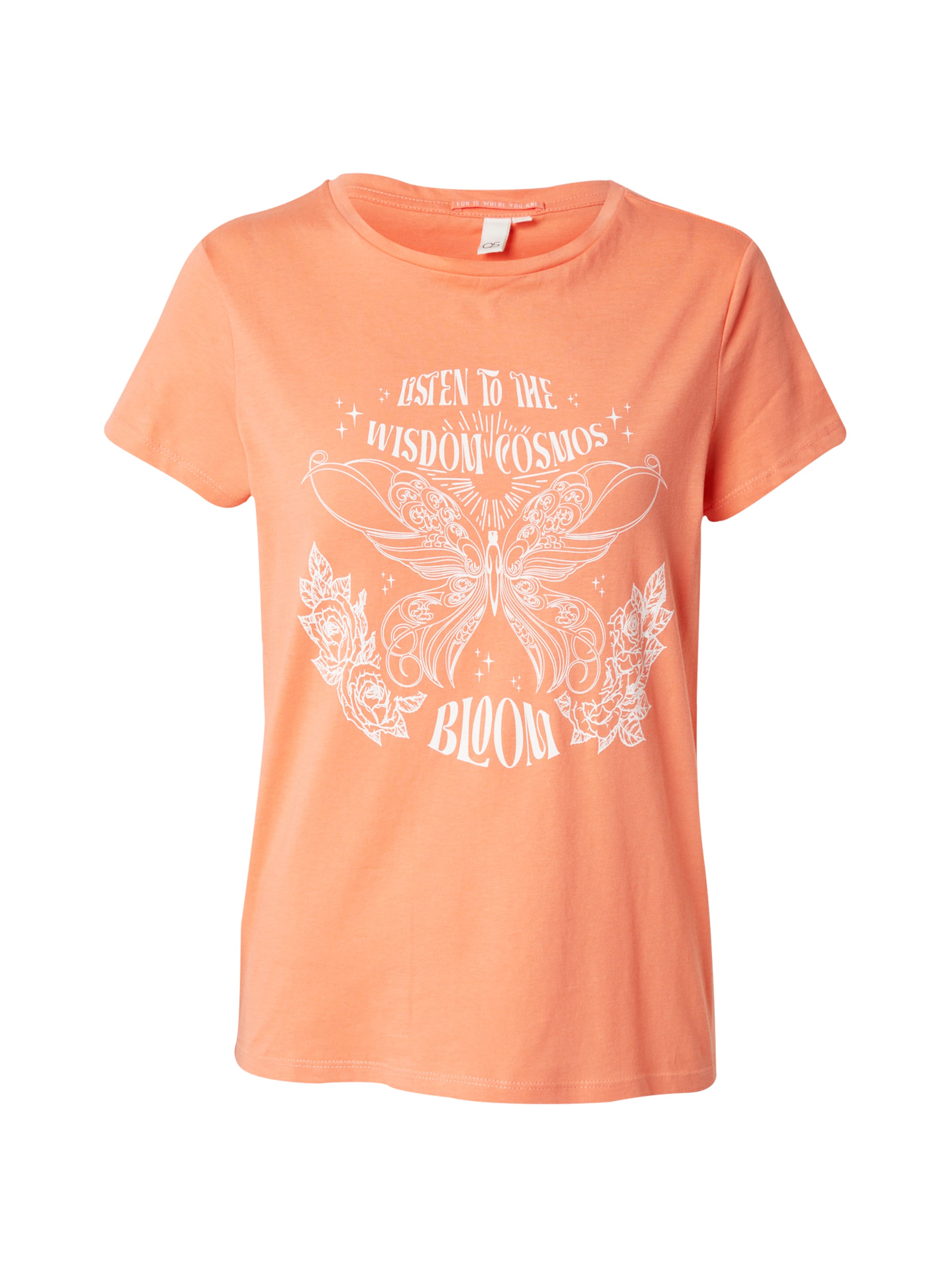 QS Shirts i orange: forside