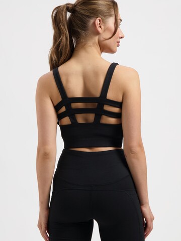 Urban Goddess Yoga & Activewear Medium Support Sports Bra 'Mandala ' in Black