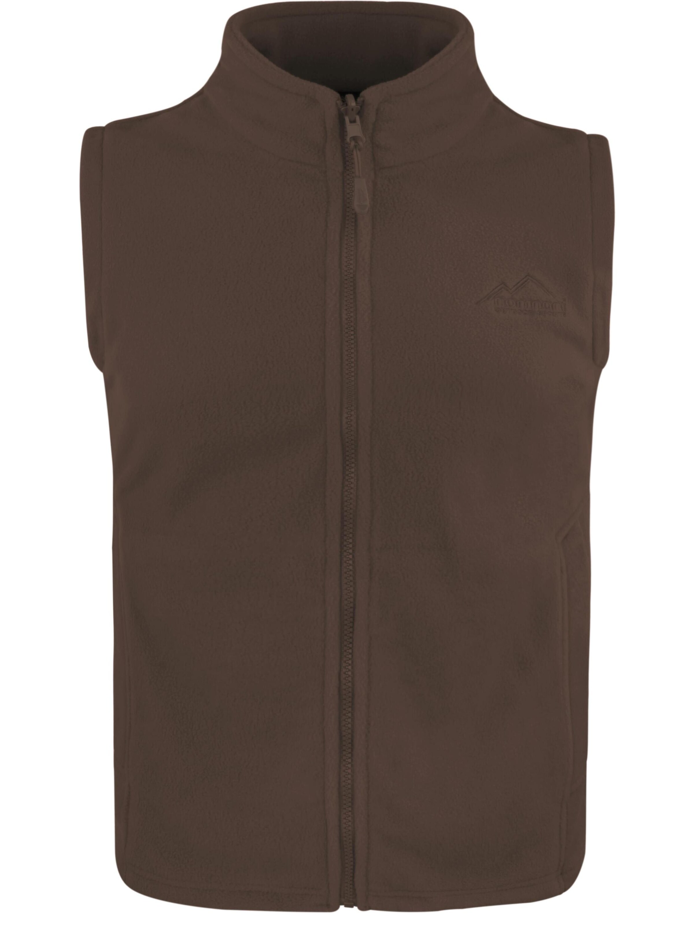 Gilet de sport 'Jovik' normani en marron : devant