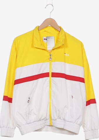 FILA Sweatshirt & Zip-Up Hoodie in M in Yellow: front