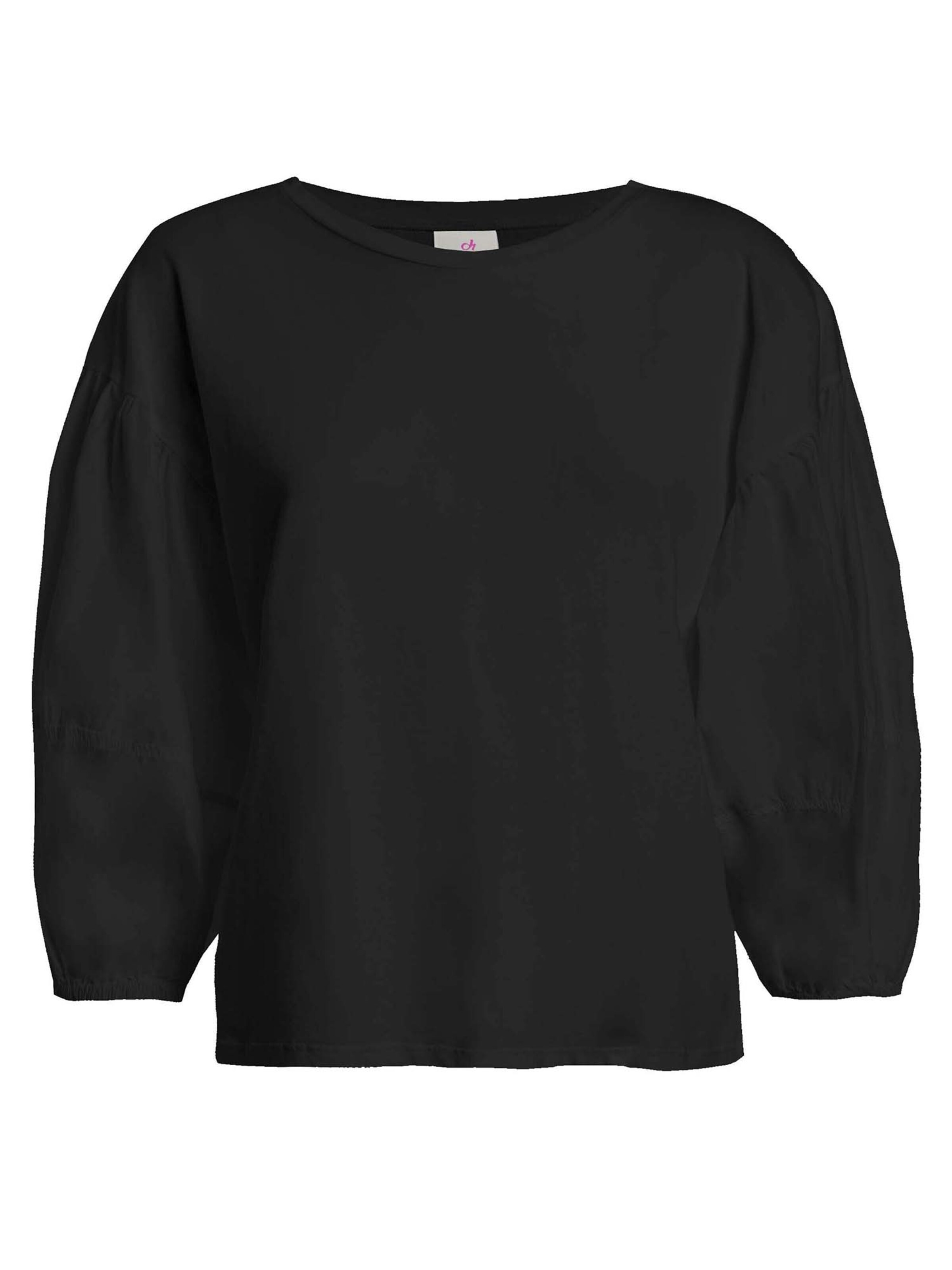 DEHA Shirt in Zwart: voorkant