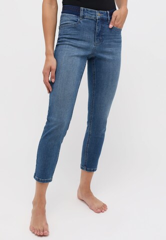 Angels Slimfit 7/8 Jeans Jeans Ornella Sporty mit Dehnbund in Blau: predná strana