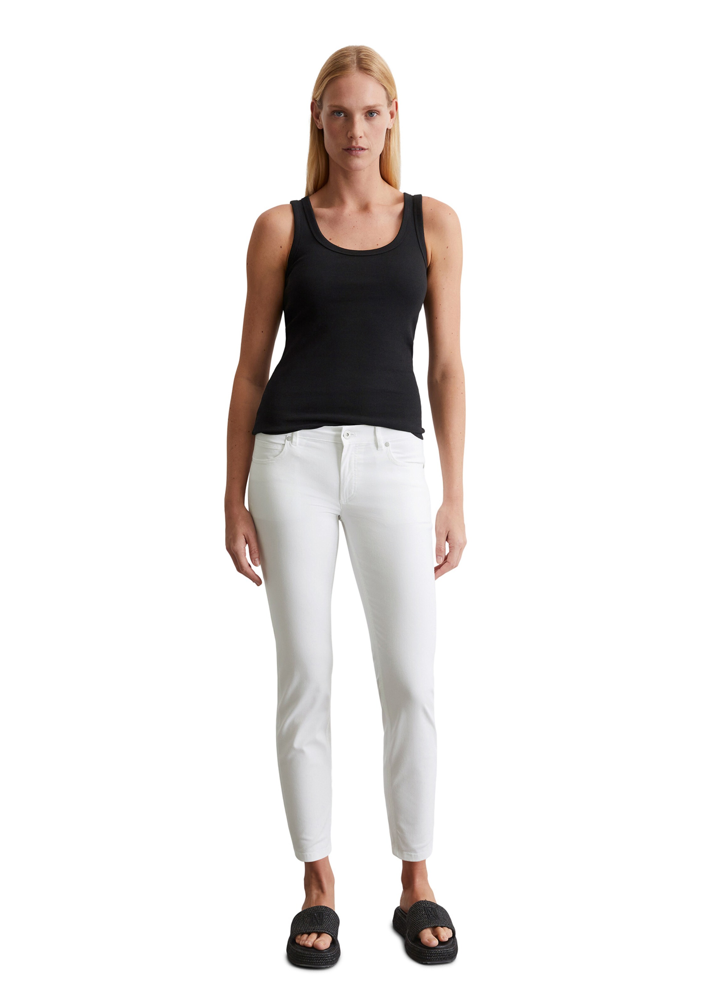 Marc O'Polo Slimfit Hose in Weiß