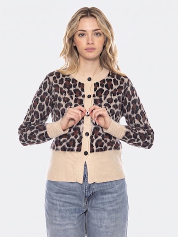 wild pony Cardigan i beige: forside