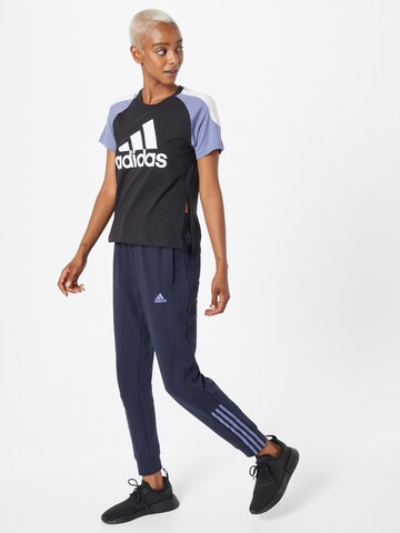 ADIDAS SPORTSWEAR Λειτουργικό μπλουζάκι σε μαύρο