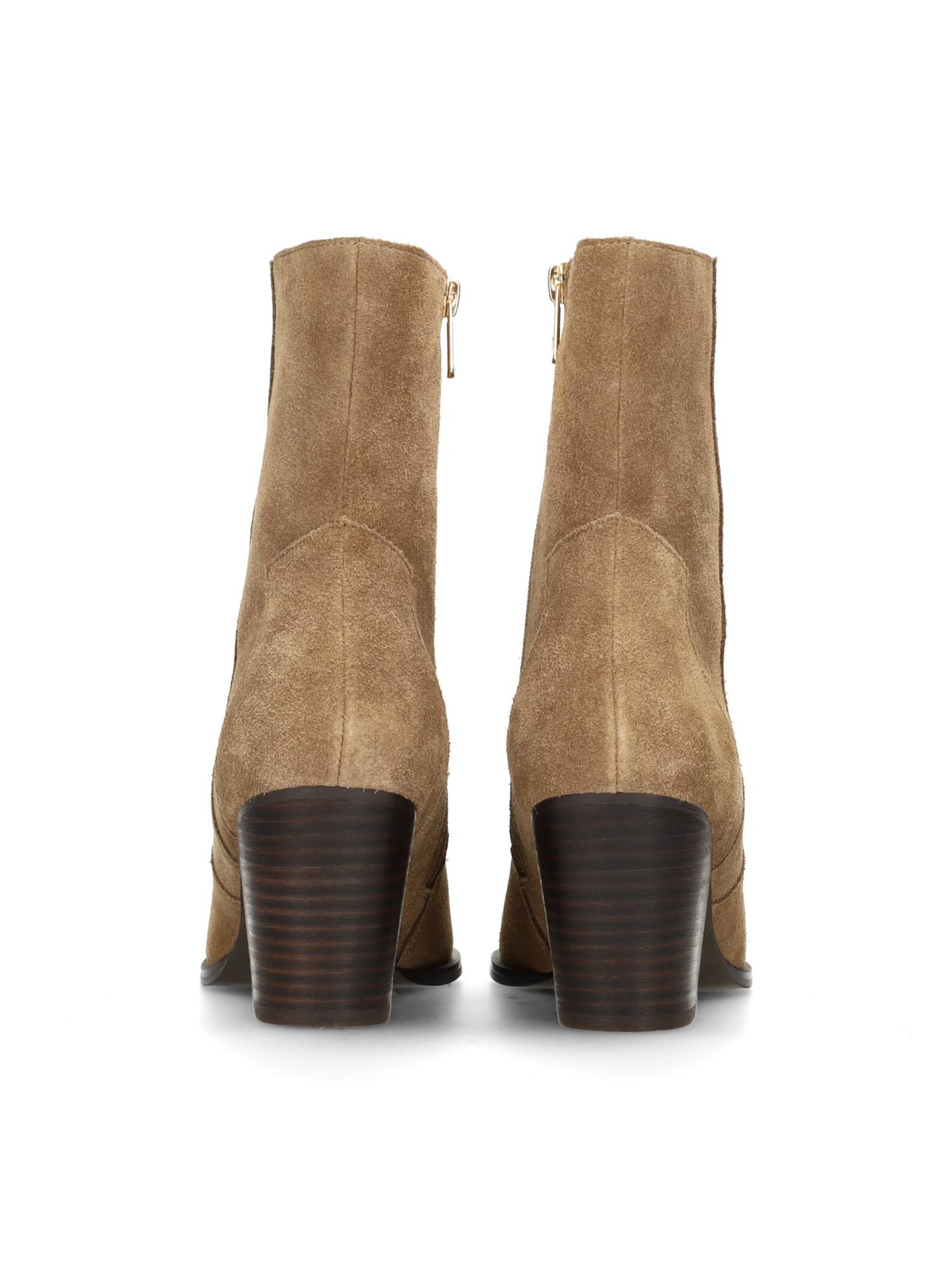 Bottines 'BEAU' Haboob en beige