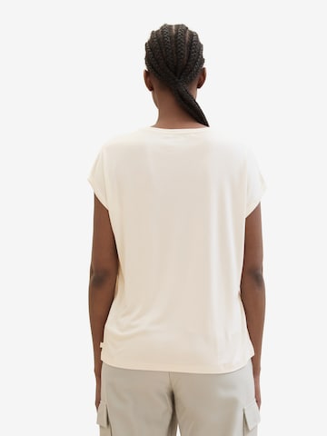 T-shirt TOM TAILOR DENIM en blanc