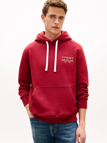 Sweat-shirt 'Heritage' TOMMY HILFIGER en rouge : devant
