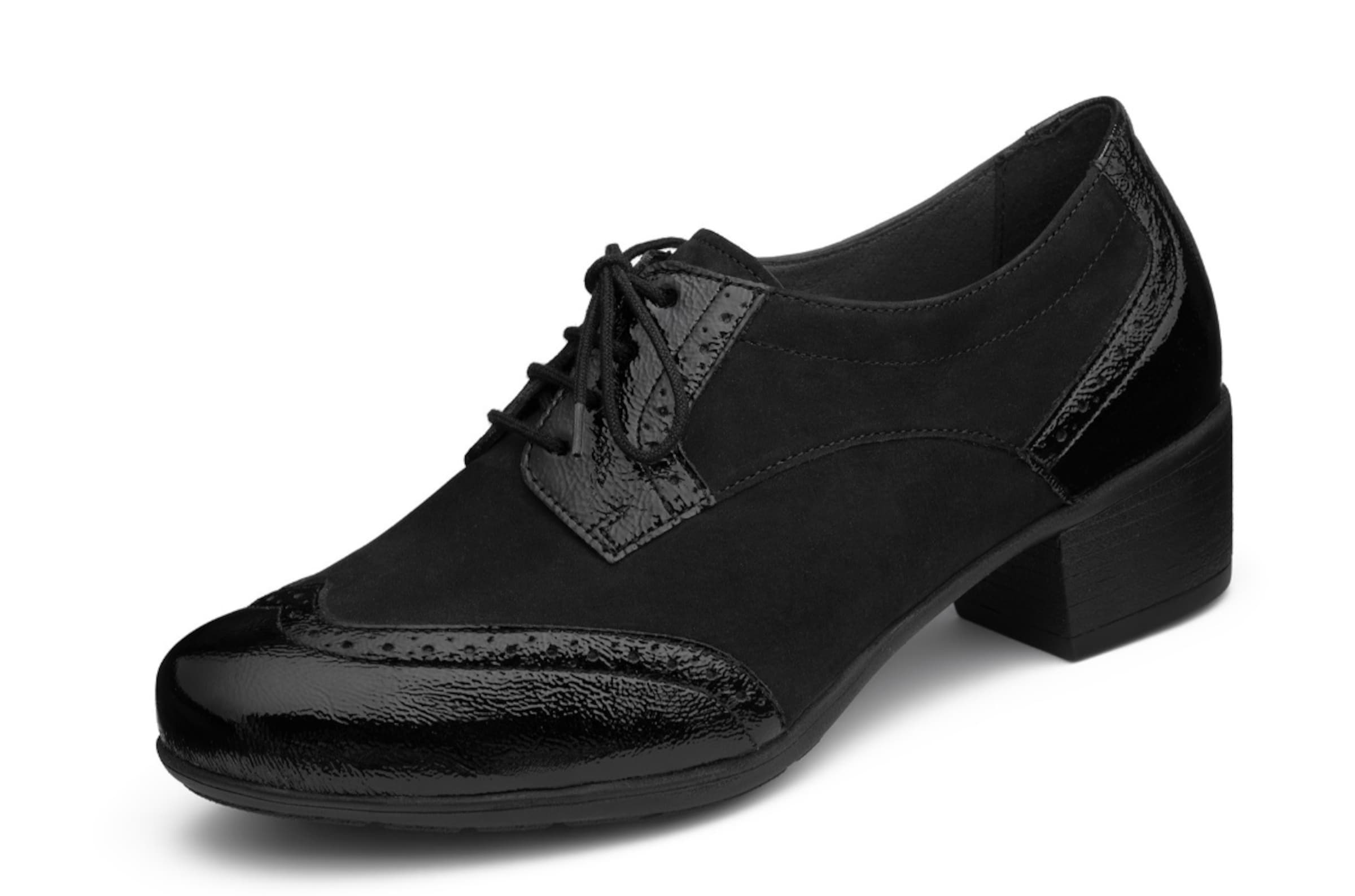 SOLIDUS Slipper in Schwarz: Vorderseite