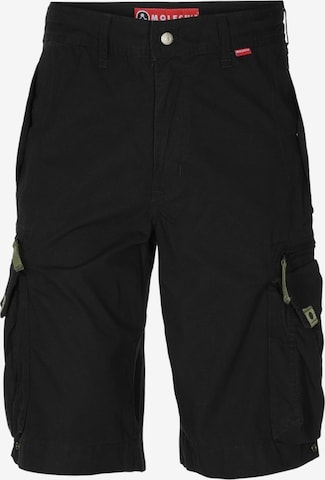 Molecule Regular Shorts 'BAGGY' in Schwarz: Vorderseite