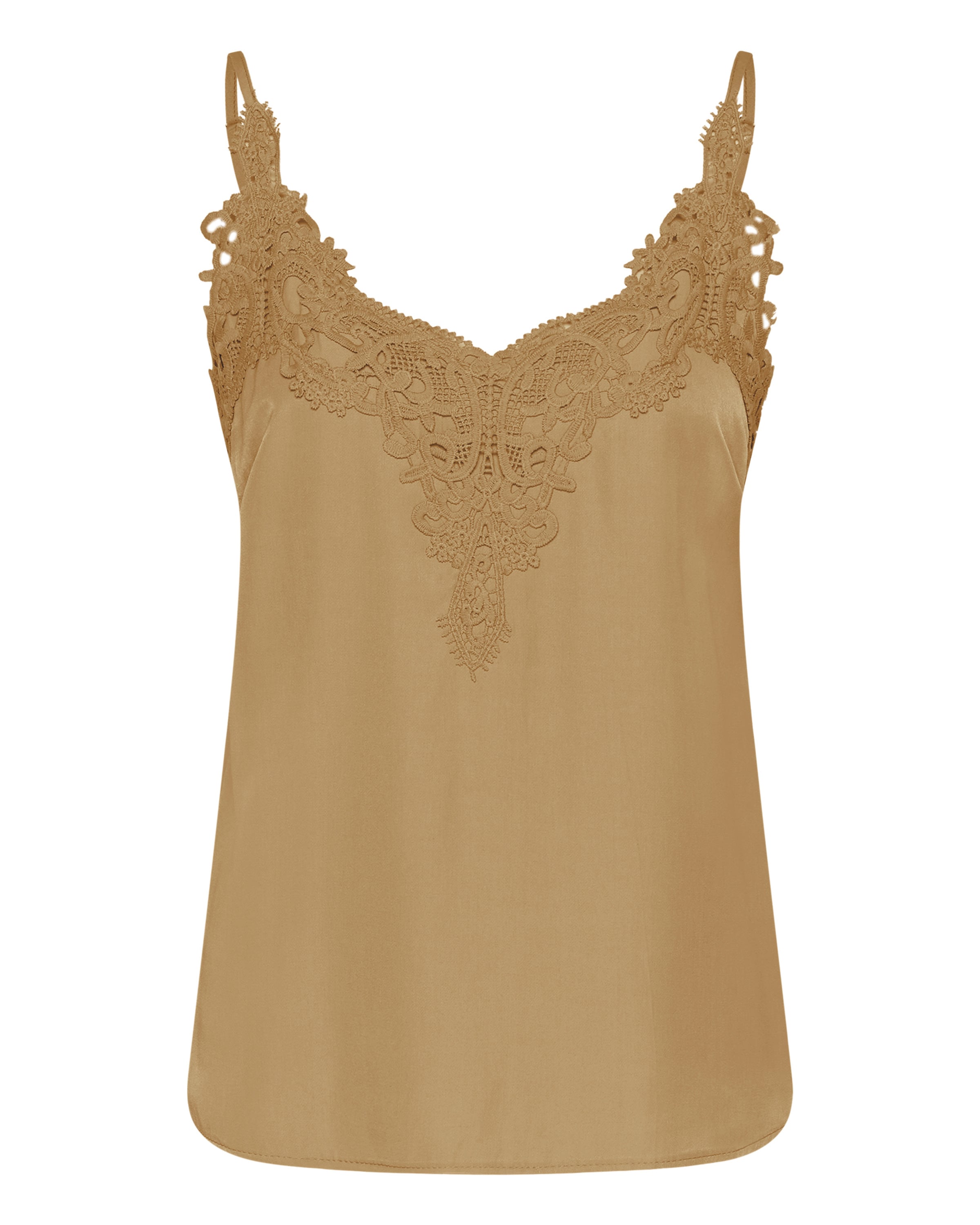 Cream Top in Beige: Vorderseite