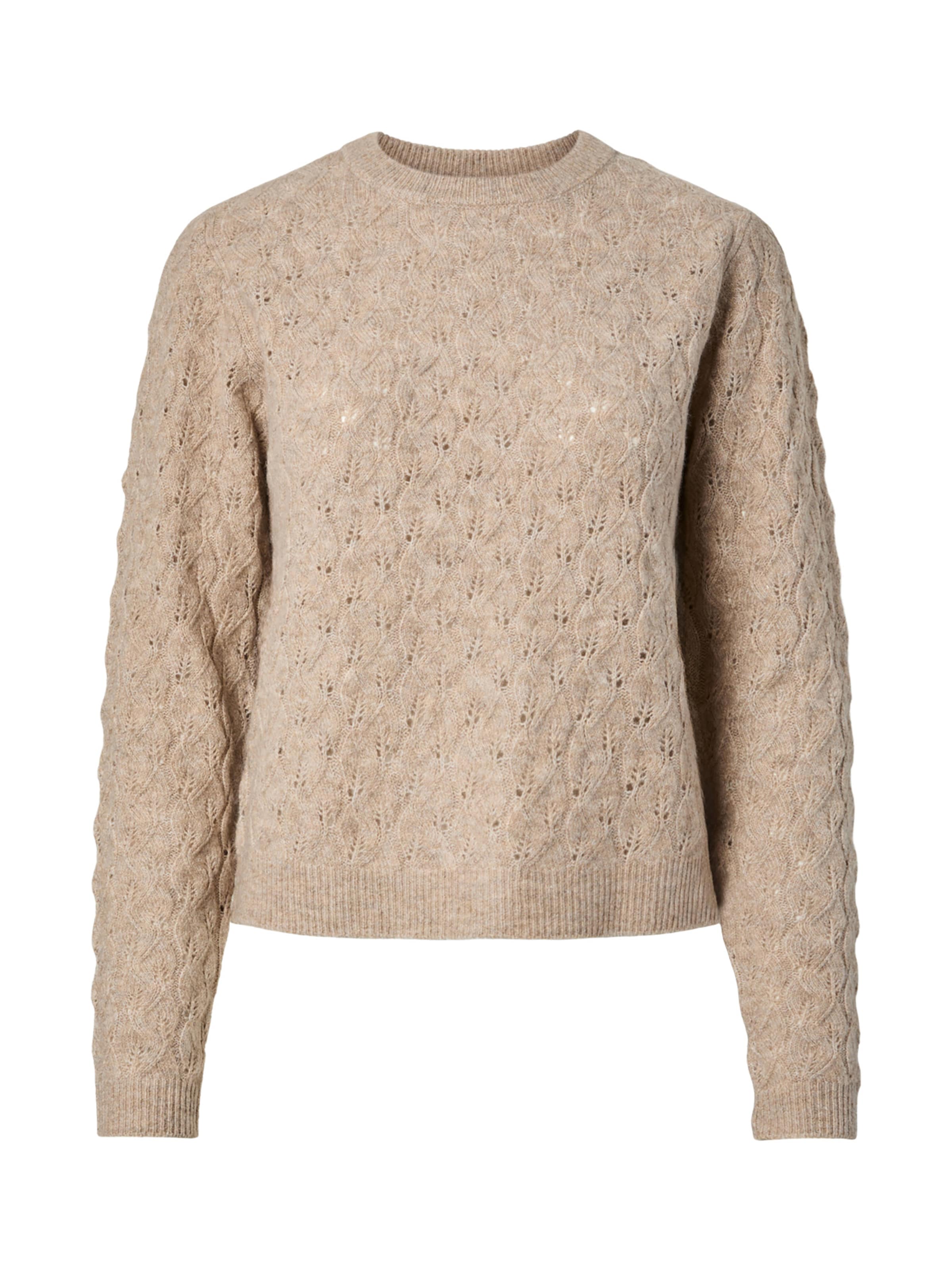 PIECES Pullover 'PCLELOU' in Grau: Vorderseite