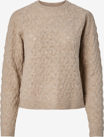 PIECES Pullover 'PCLELOU' i grå: forside