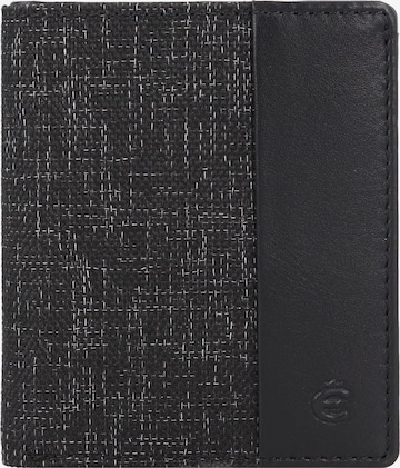 Esquire Wallet 'Recycled Life' in Black: front