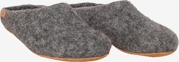 MagicFelt Mules 'Filz' in Grey: front