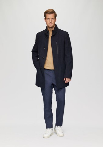 s.Oliver BLACK LABEL Between-seasons coat in Blue