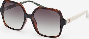 GUESS Zonnebril in Bruin: voorkant