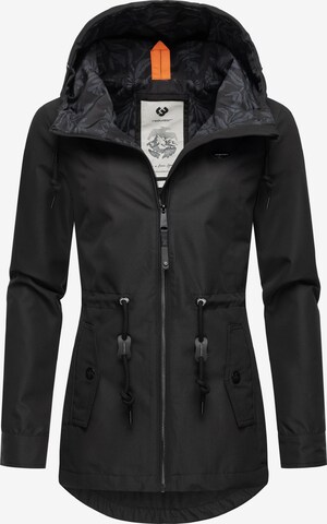 Ragwear Between-Season Jacket ' Monadis ' in Black: front