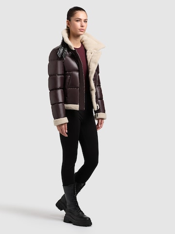 khujo Winter jacket 'Nessie2' in Purple