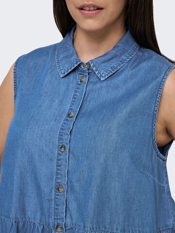 ONLY Carmakoma Shirt dress 'CARBea' in Blue