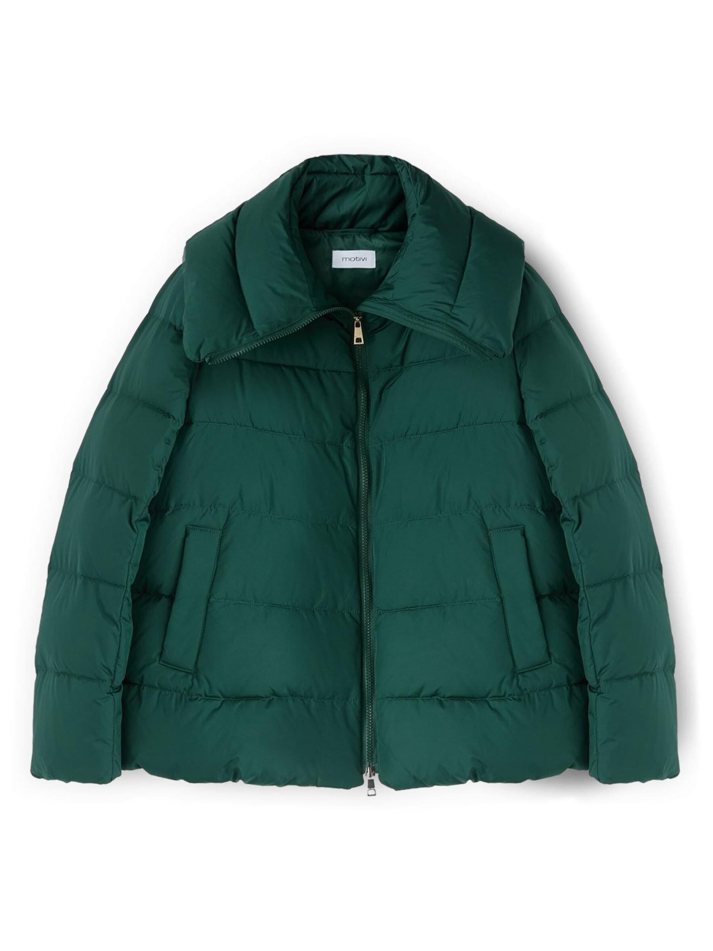 MOTIVI Winter jacket in Green: front