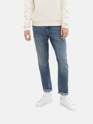 TOM TAILOR DENIM Regular Jeans 'Aedan' in Blauw: voorkant