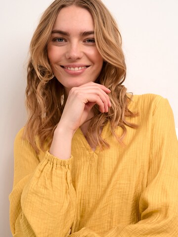Cream Blouse 'Wilma' in Yellow