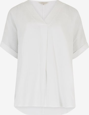 Apricot Shirt in White: front