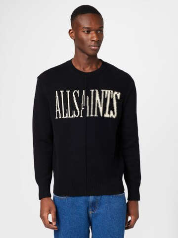 AllSaints Pullover 'AXIS' in Schwarz: Vorderseite