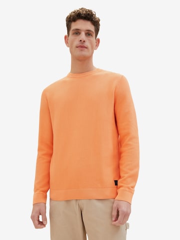 Pullover di TOM TAILOR in arancione: frontale