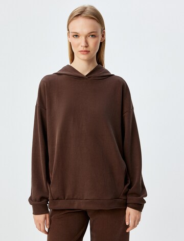 Koton Sweatshirt in Brown: front