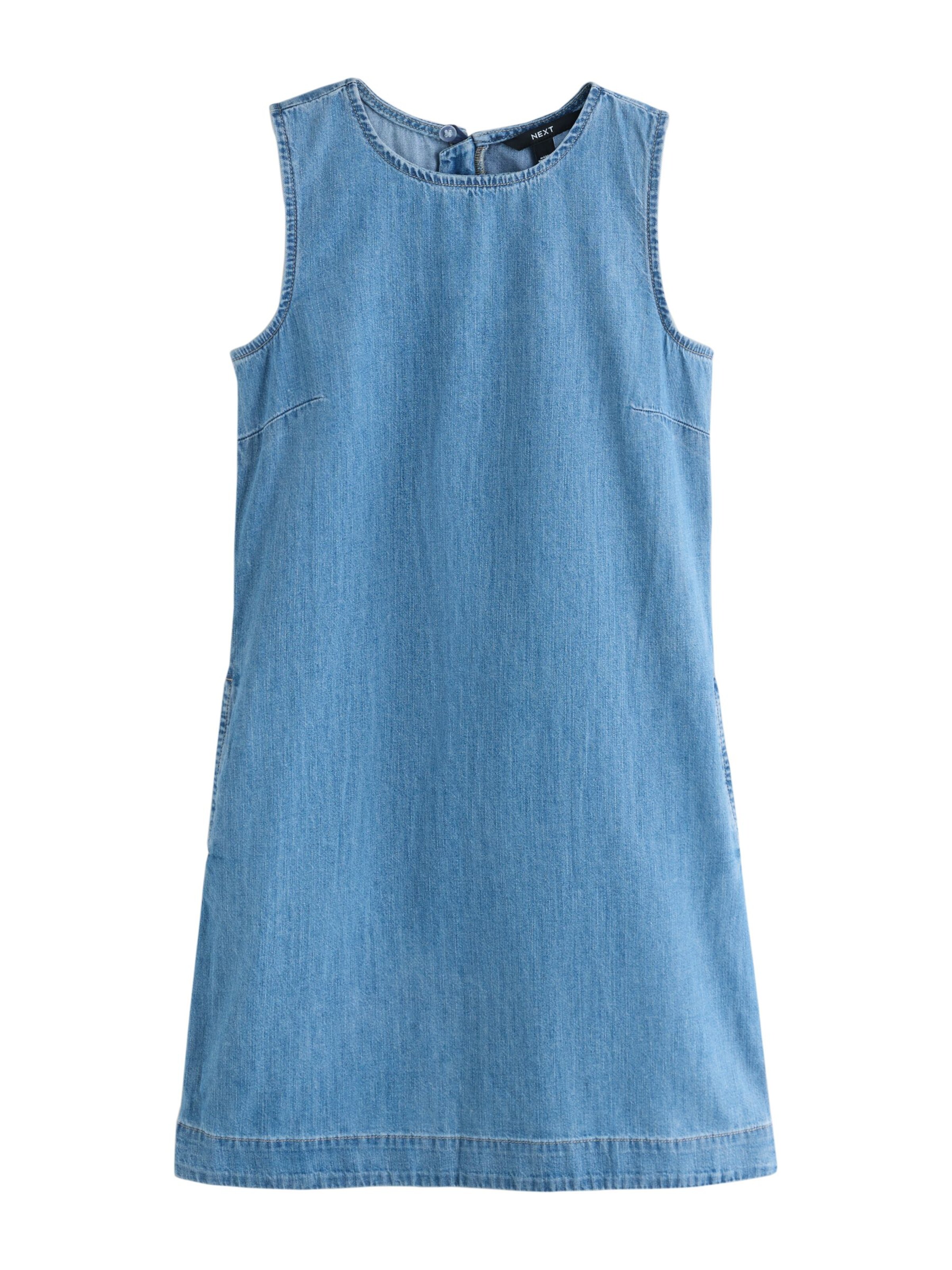 Next - Vestido de bainha em azul: frente