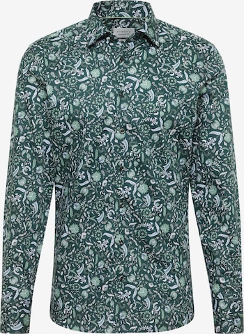 ETERNA Slim fit Business Shirt in Green: front