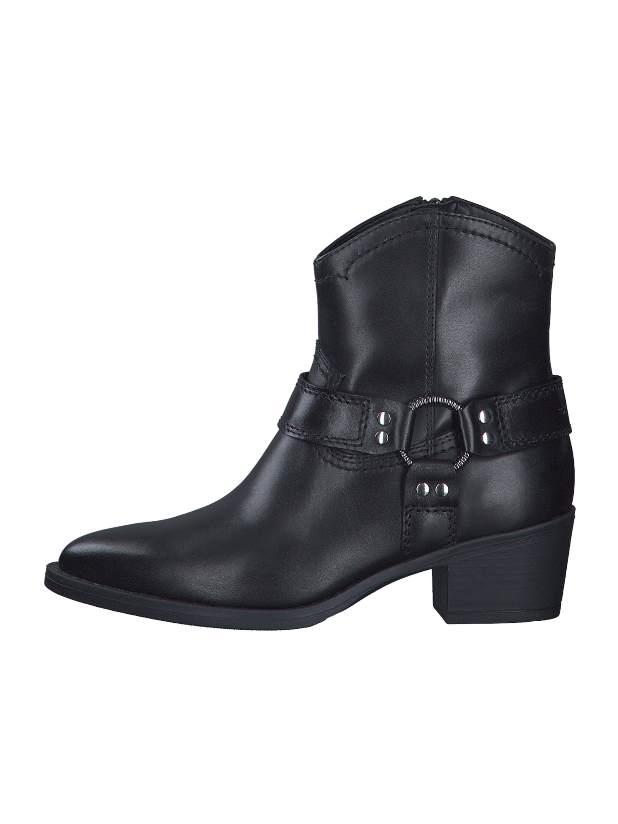 Bottes de cowboy Tamaris en noir