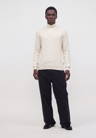 Pull-over 'Hemarlo' BOSS en blanc