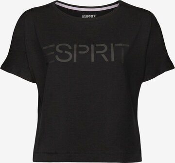 T-shirt ESPRIT en noir : devant