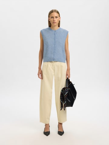 SELECTED Kötött mellény 'SLFLulu' - kék