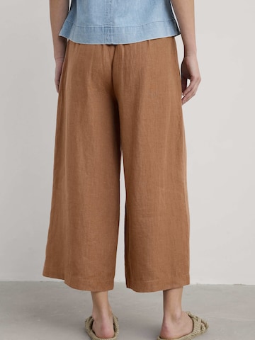 Wide leg Pantaloni 'Merrivale' di Seasalt Cornwall in marrone