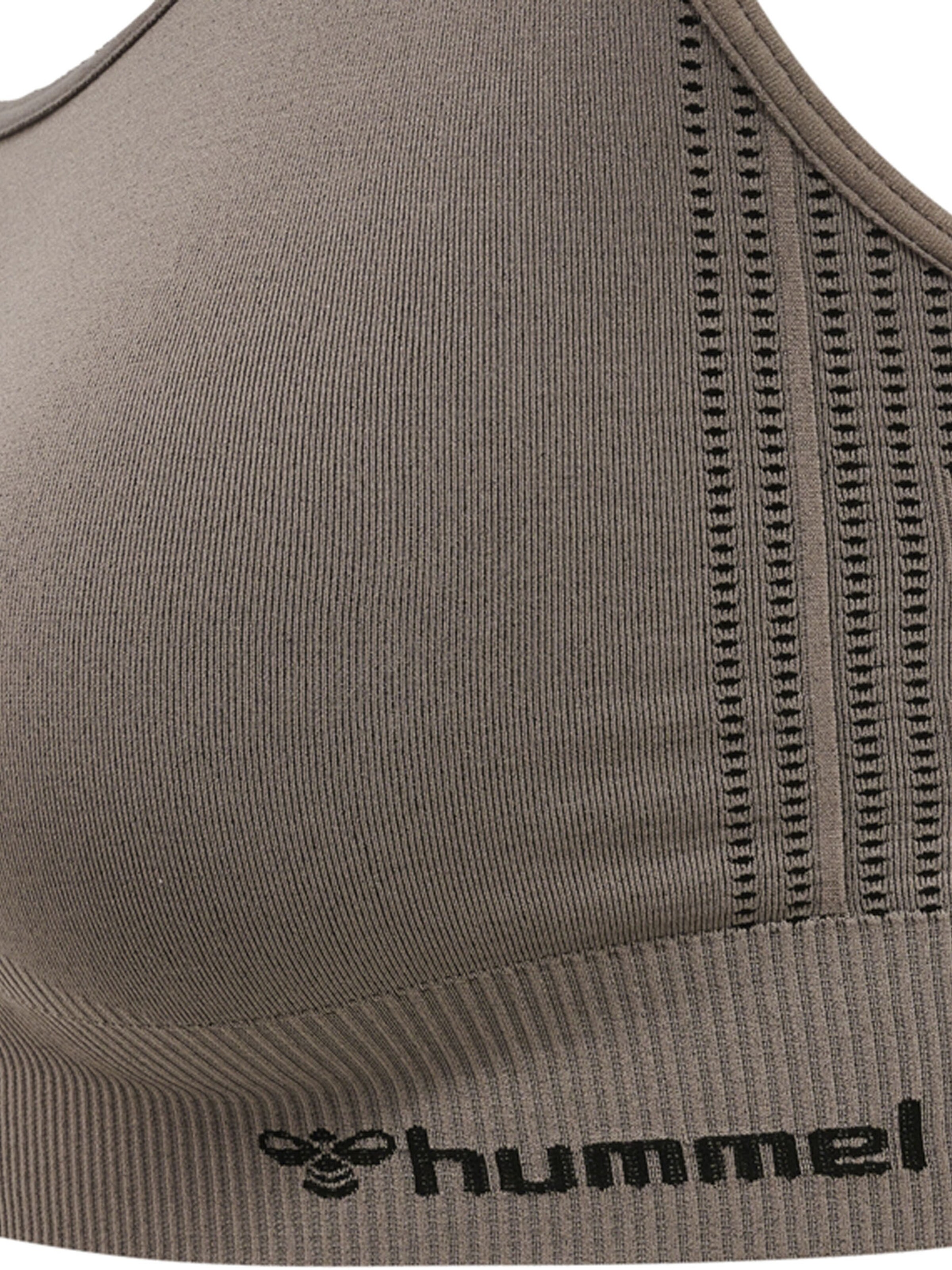 Hummel Õlapaelteta topp Spordirinnahoidja, värv hall