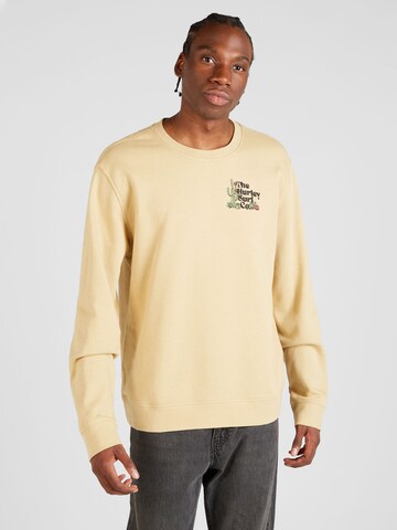 Hurley Sport sweatshirt 'BAJA' i beige: framsida