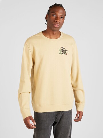 Hurley Sportsweatshirt 'BAJA' in Beige: predná strana